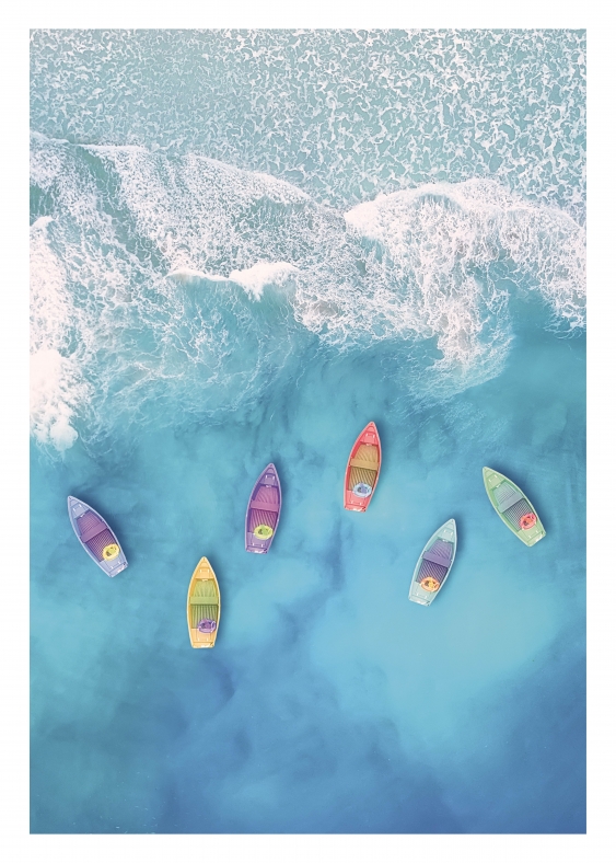Plagát, Magic boats, 70x100