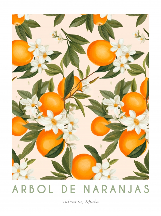 Plagát, Orange Spain, 70x100