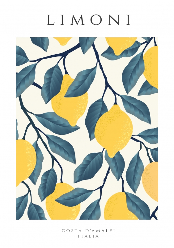 Plagát, Limoni Italia, 70x100