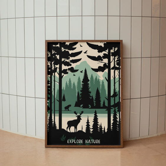 Plagát, Les: Explore Nature, 20x30