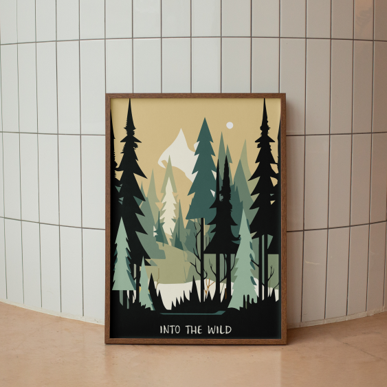 Plagát, Les: Into the wild, 20x30