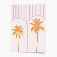 Plagát, Palm Trees, 20x30 cm