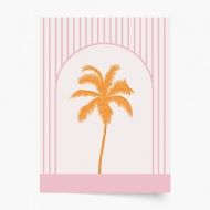 Plagát, Palm Tree, 20x30 cm