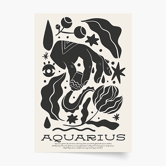 Plagát, Aquarius, 21x30