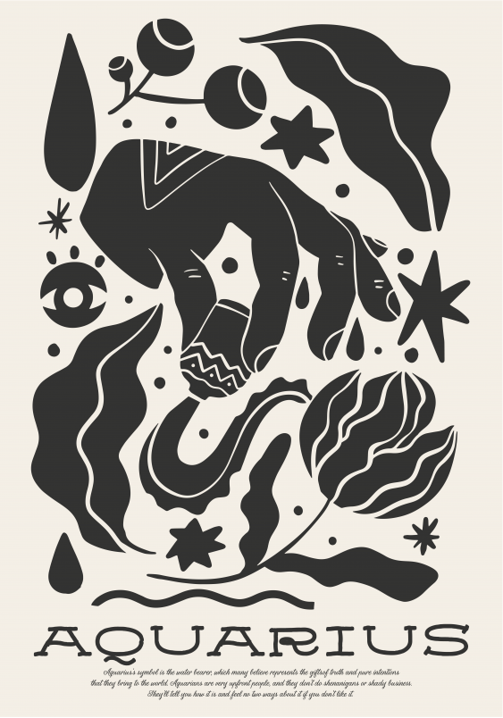 Plagát, Aquarius, 30x40