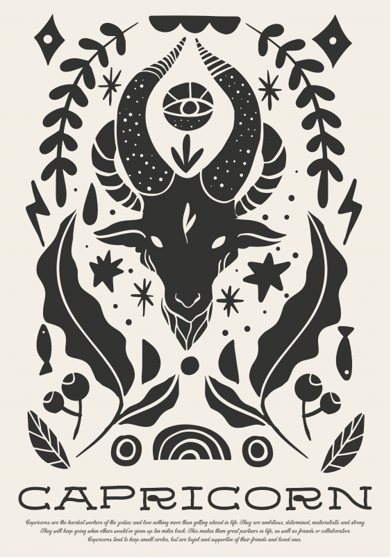 Plagát, Capricorn, 30x40
