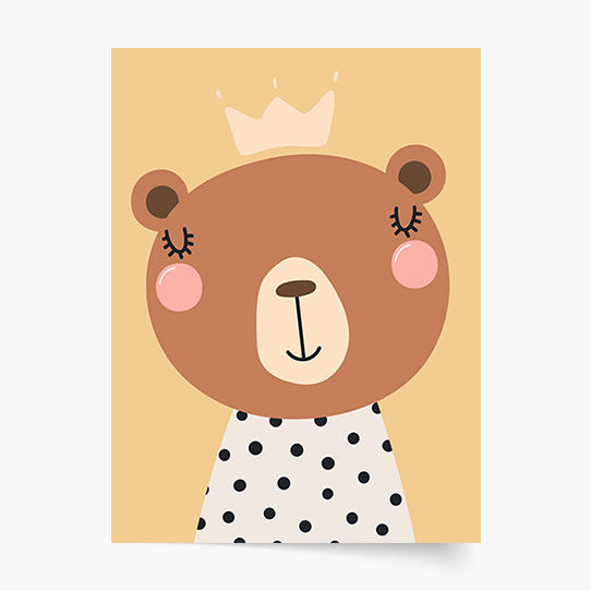 Plagát, Medveď , 21x30