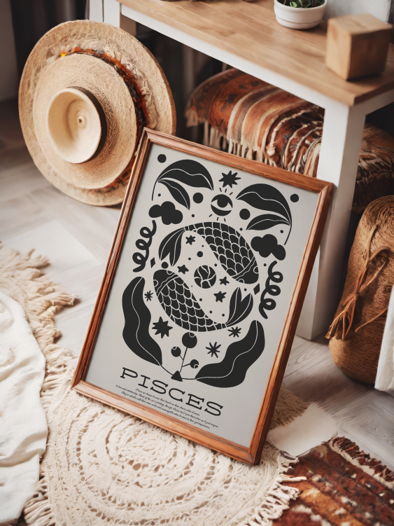 Plagát, Pisces, 30x40