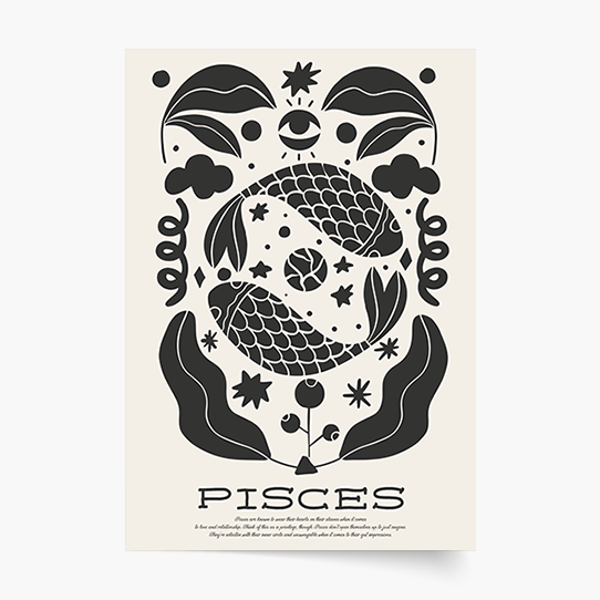 Plagát, Pisces, 21x30