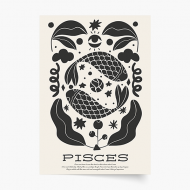 Plagát, Pisces, 20x30 cm