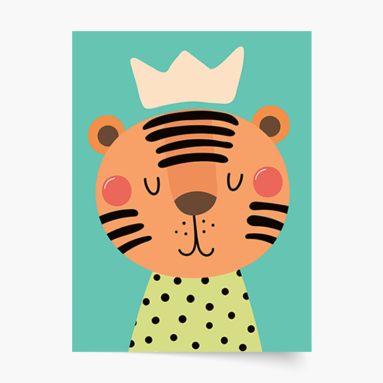 Plagát, Malý tiger, 21x30