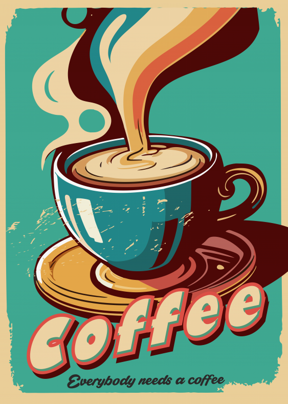 Plagát, American Coffee, 30x40
