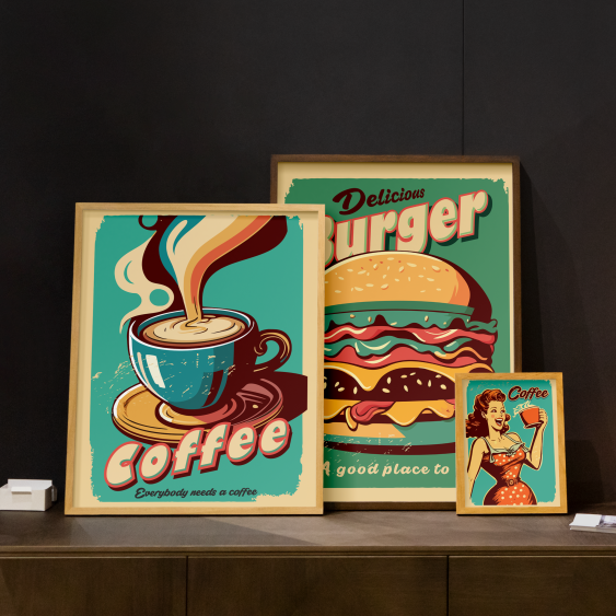 Plagát, American Coffee, 30x40