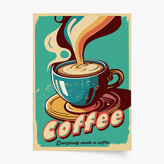 Plagát, American Coffee, 21x30