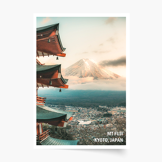 Plagát, Japan: MT Fuji, Kyoto, 21x30
