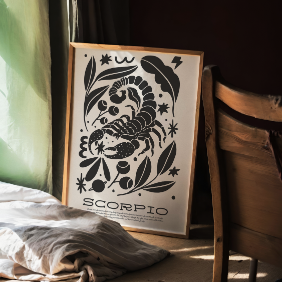 Plagát, Scorpio, 30x40