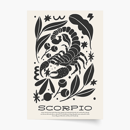Plagát, Scorpio, 21x30