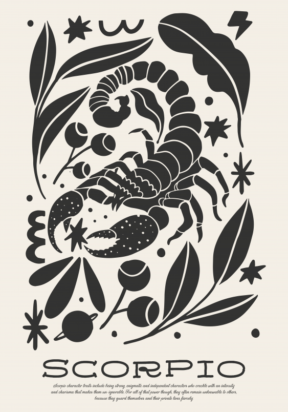 Plagát, Scorpio, 30x40