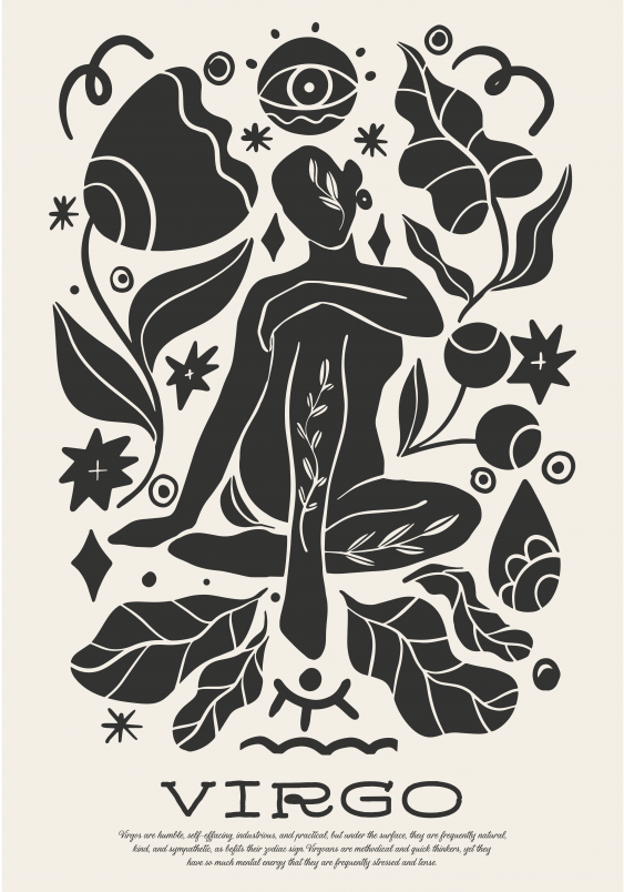 Plagát, Virgo, 30x40