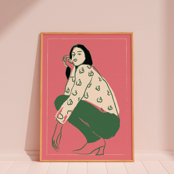 Plagát, Woman - Fashion III, 30x40