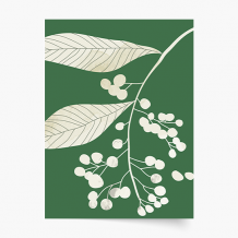 Plagát, Woman - Leaves II, 21x30