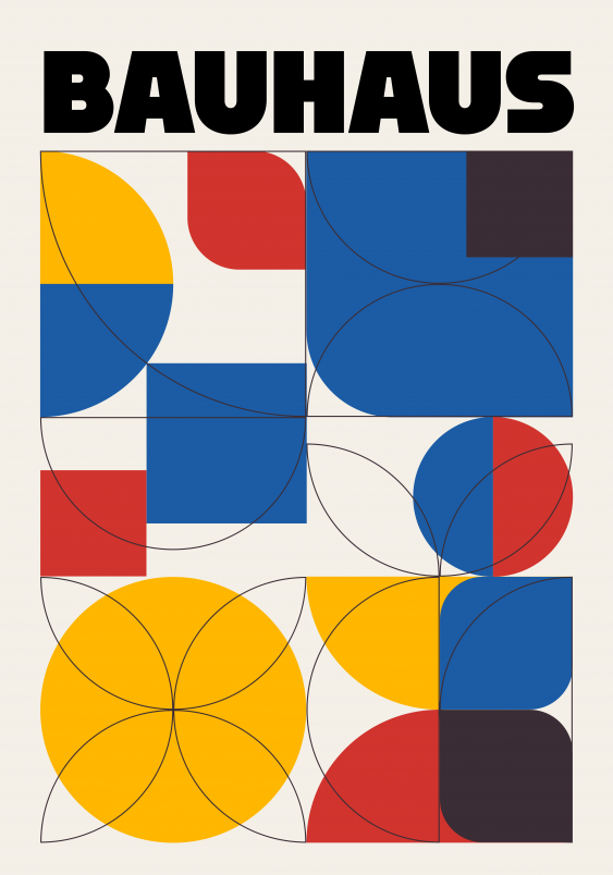 Plagát, Bauhaus III, 30x40