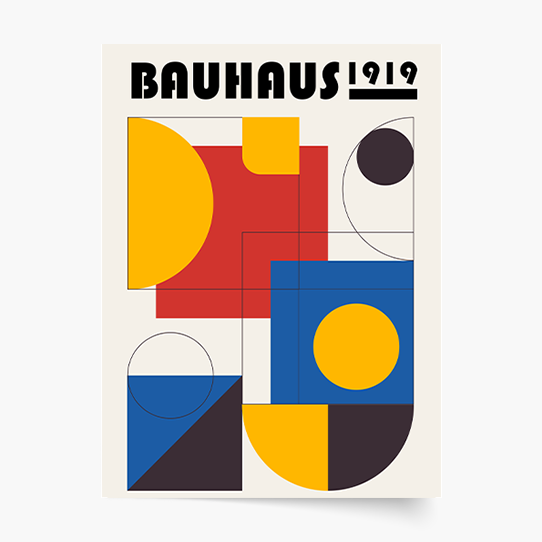 Plagát, Bauhaus I, 21x30
