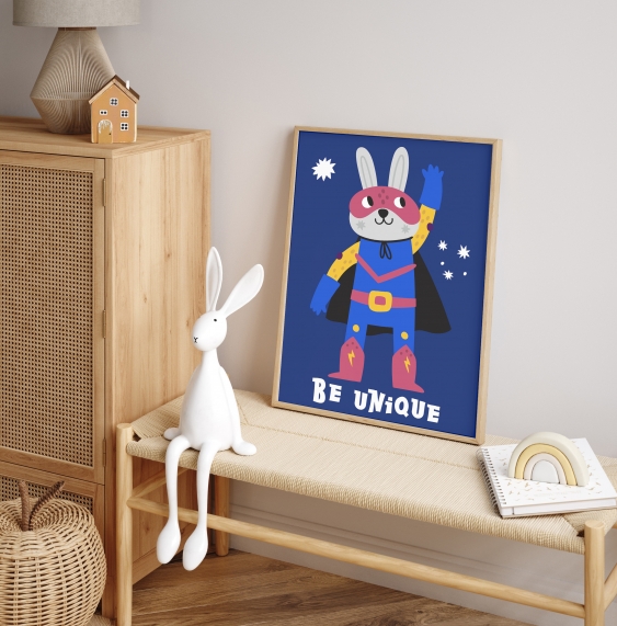 Plagát, Heroes - Be unique, 30x40