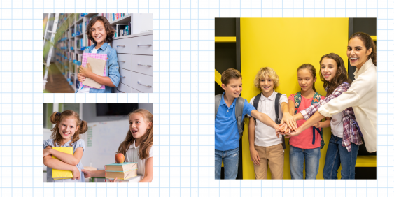 Študentský album fotokniha, 30x30 cm