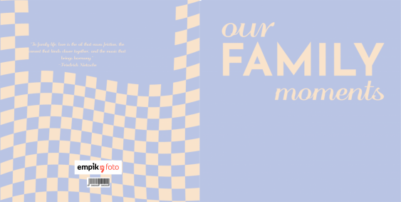 Family Moments fotokniha, 30x30 cm