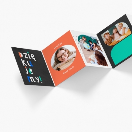 Leporelo z fotografií, Ďakujeme