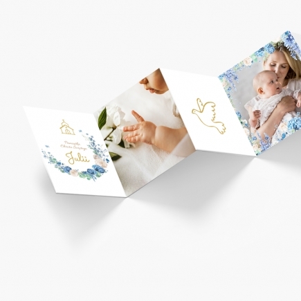 Leporelo z fotografií, Kolekcia Modré kvety