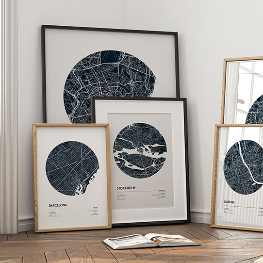 Plagát, Maps: New York, 30x40
