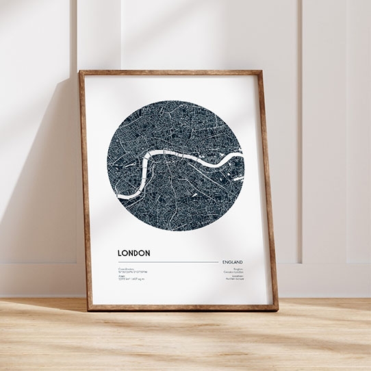 Plagát, Maps: London, 30x40