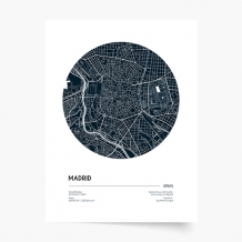 Plagát, Maps: Madrid, 21x30