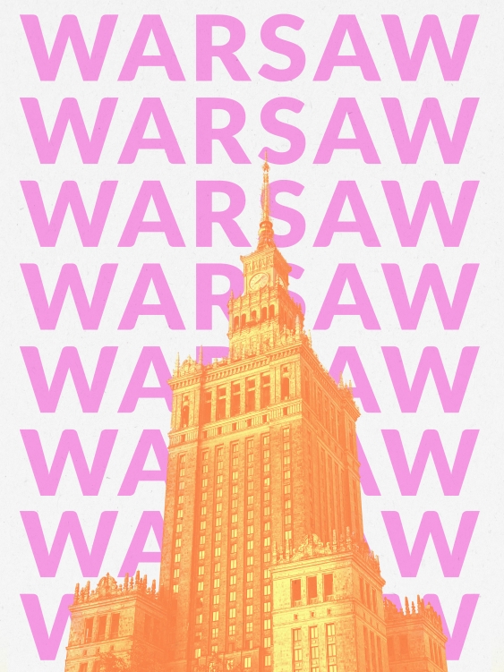 Plagát, City: Warsaw, 30x40