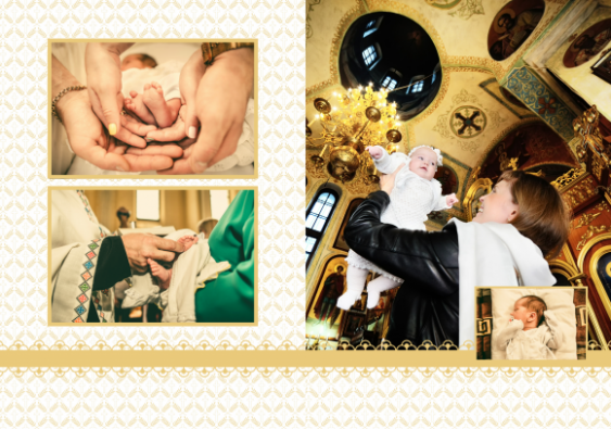 Suvenír svätého krstu fotokniha, 20x30 cm