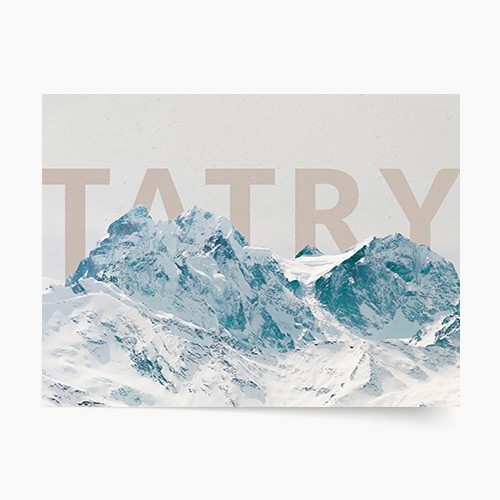 Plagát, Tatry, 40x30