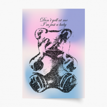 Plagát, Vintage: Just a baby, 21x30