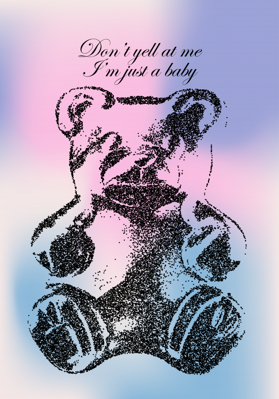 Plagát, Vintage: Just a baby, 30x40