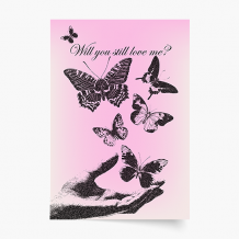 Plagát, Vintage: Love me, 30x40