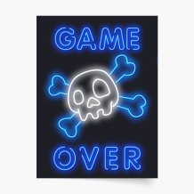 Plagát, Gaming: Game over Skull, 21x30