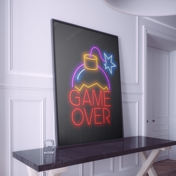 Plagát, Gaming: Game Over Bomb, 30x40