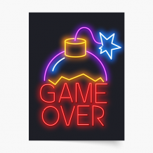 Plagát, Gaming: Game Over Bomb, 21x30