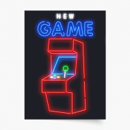 Plagát, Gaming: New Game, 20x30 cm