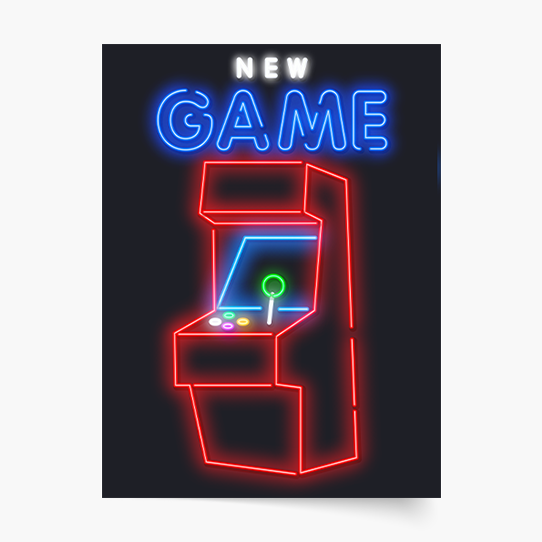 Plagát, Gaming: New Game, 21x30