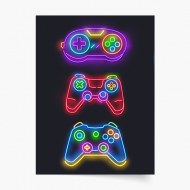 Plagát, Gaming: Pads, 20x30 cm