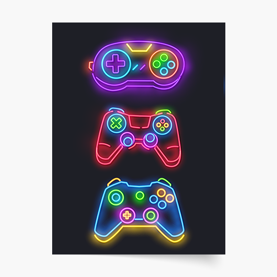 Plagát, Gaming: Pads, 21x30