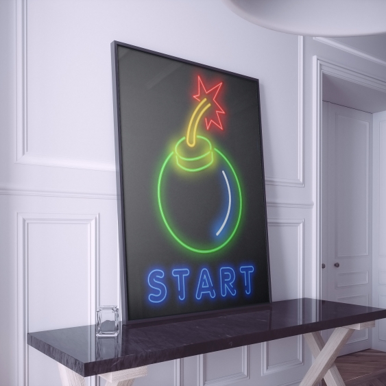 Plagát, Gaming: Start, 30x40