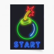 Plagát, Gaming: Start, 20x30 cm